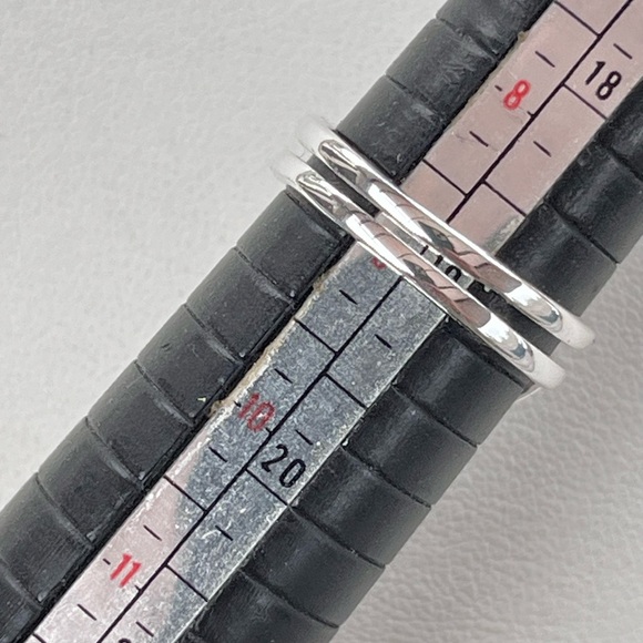 NEW Sterling Silver Swirl Ring Sz 9 - Picture 8 of 8